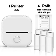 MiniPrint Pro Wireless Thermal Pocket Printer Lunar White