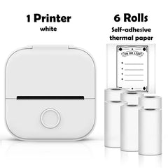 MiniPrint Pro Wireless Thermal Pocket Printer Lunar White