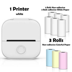 MiniPrint Pro Wireless Thermal Pocket Printer Lunar White